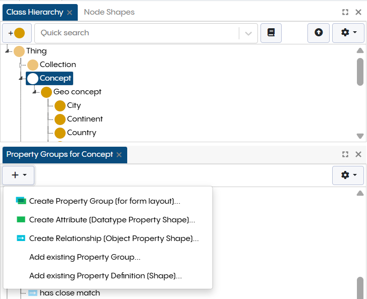 Create Attribute Menu