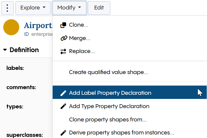 Ontology - Add Label Property Declaration